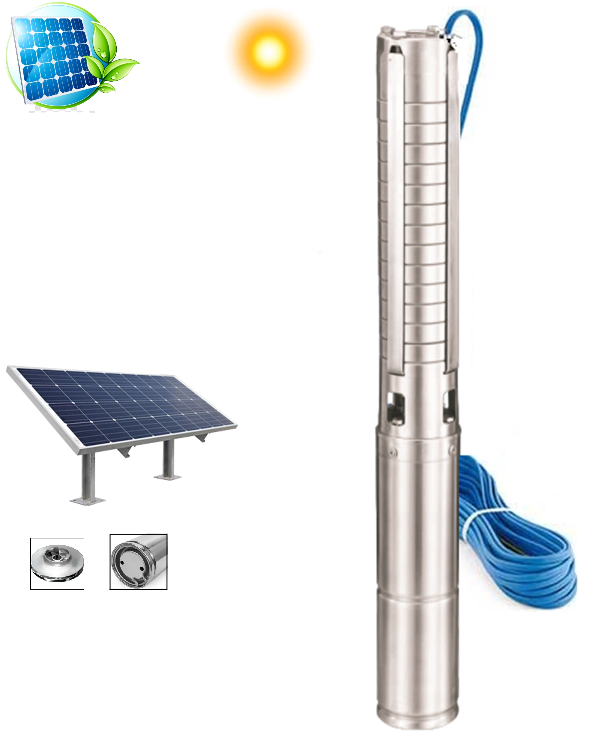 BLDC HIGH SPEED  PUMP (4HS-220/3000/ 90/18- 2 ACDC [10/62])