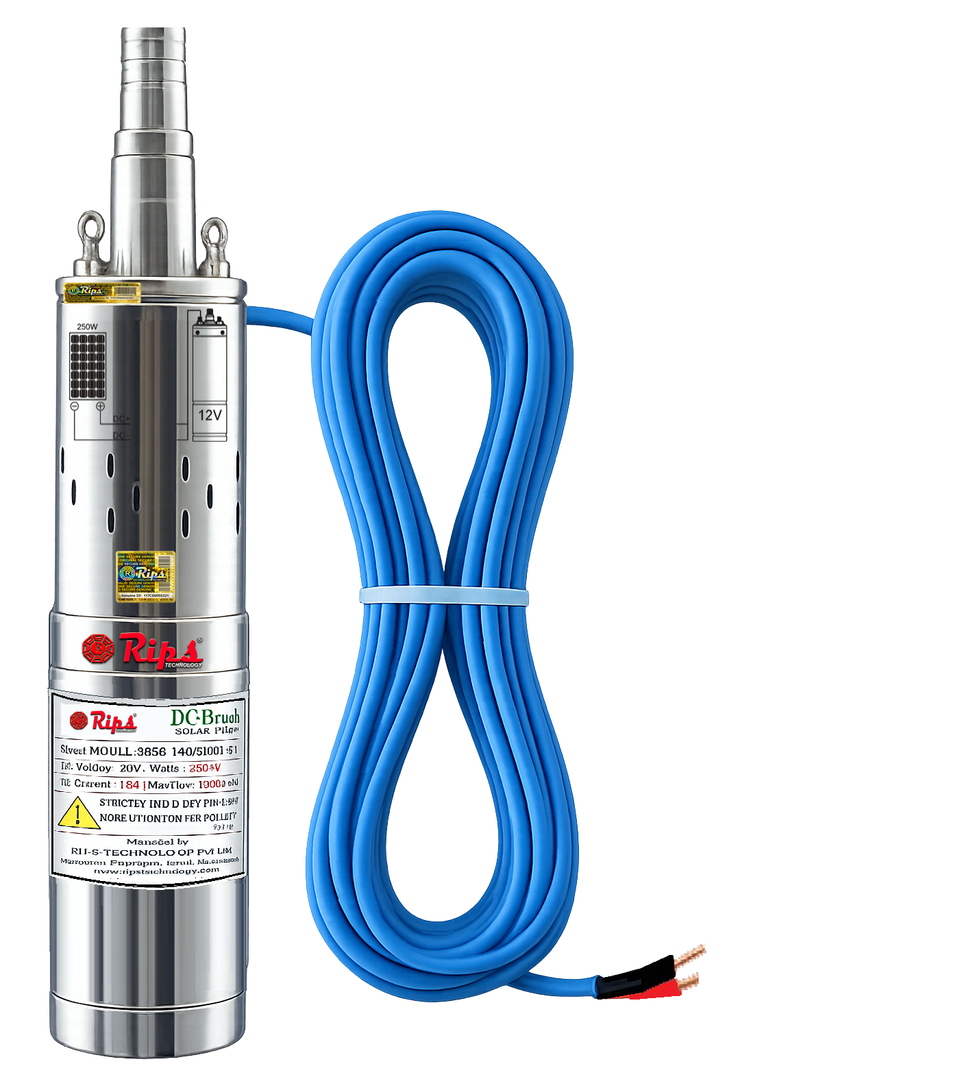 DC SOLAR WATER PUMP (3BSS-24/250/40/1.5/-1)