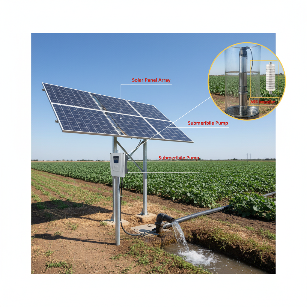 BLDC BORWELL PUMP (4SCBIE- 144/1100/ 64/12-1.5” -AC/DC)