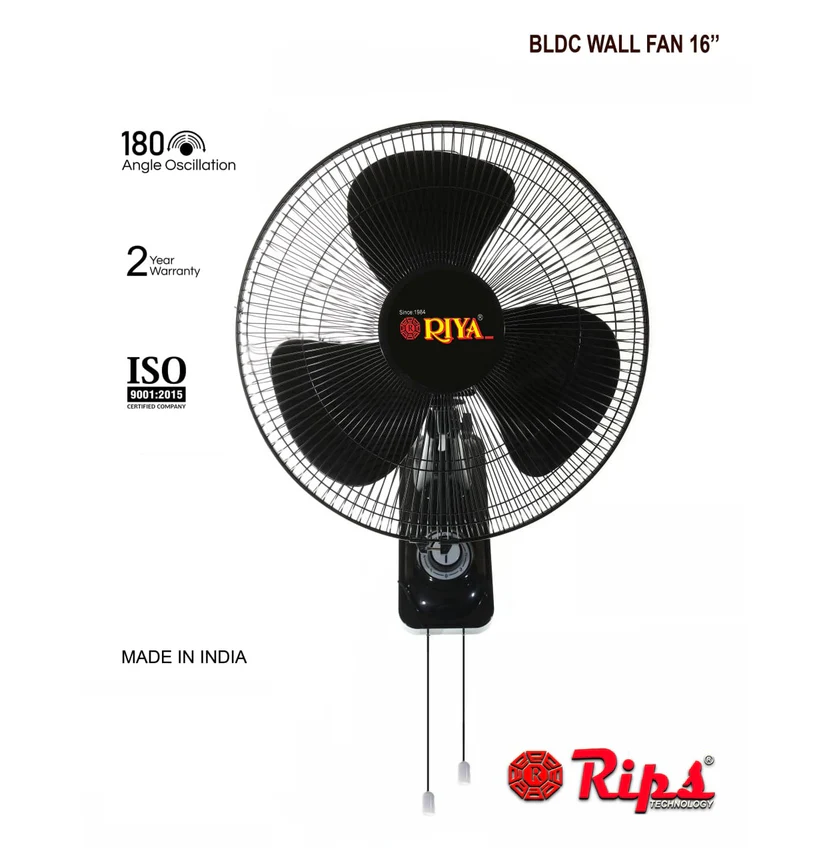 AC WALL FAN 16''/12" HIGH SPEED