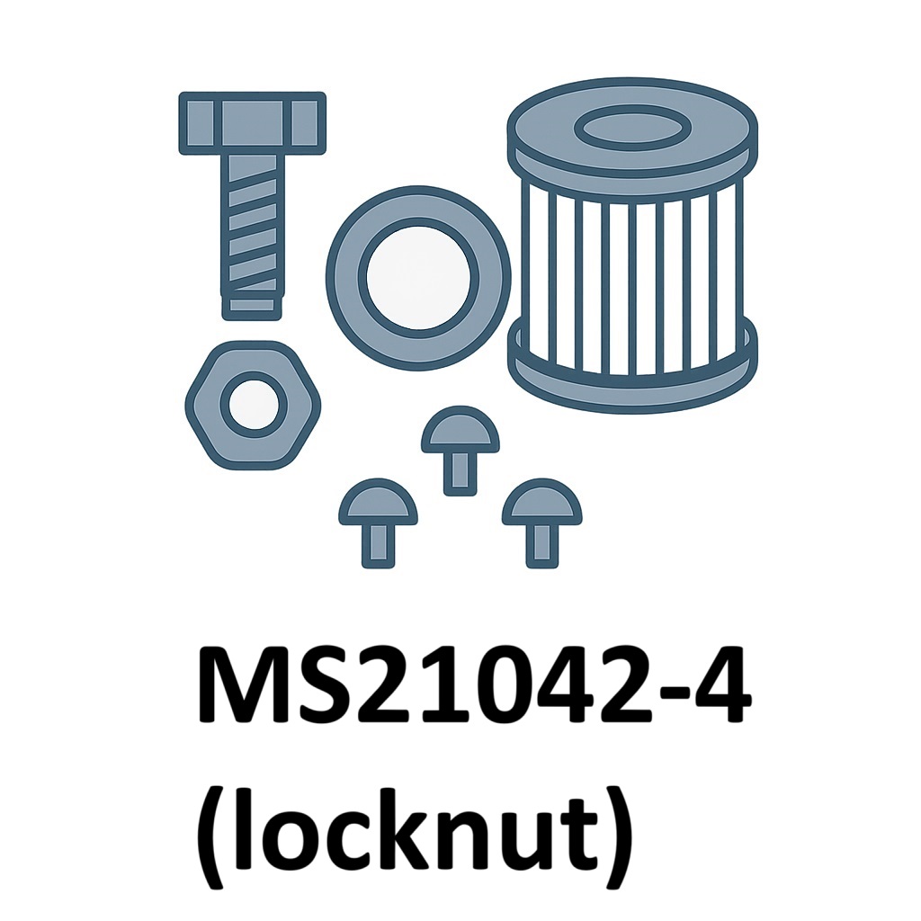 MS21042-4 (locknut)