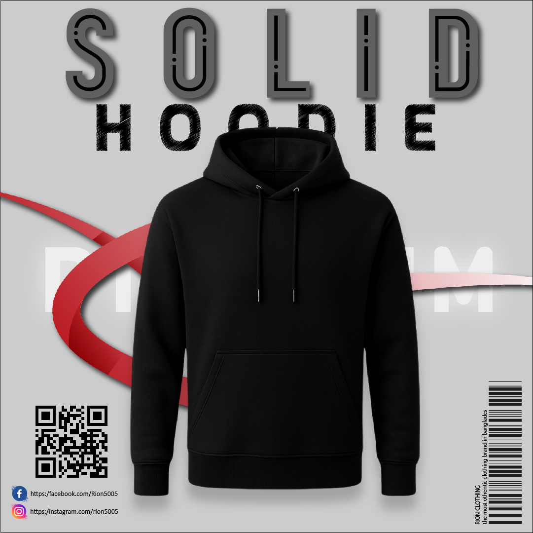 Solid Hoodie