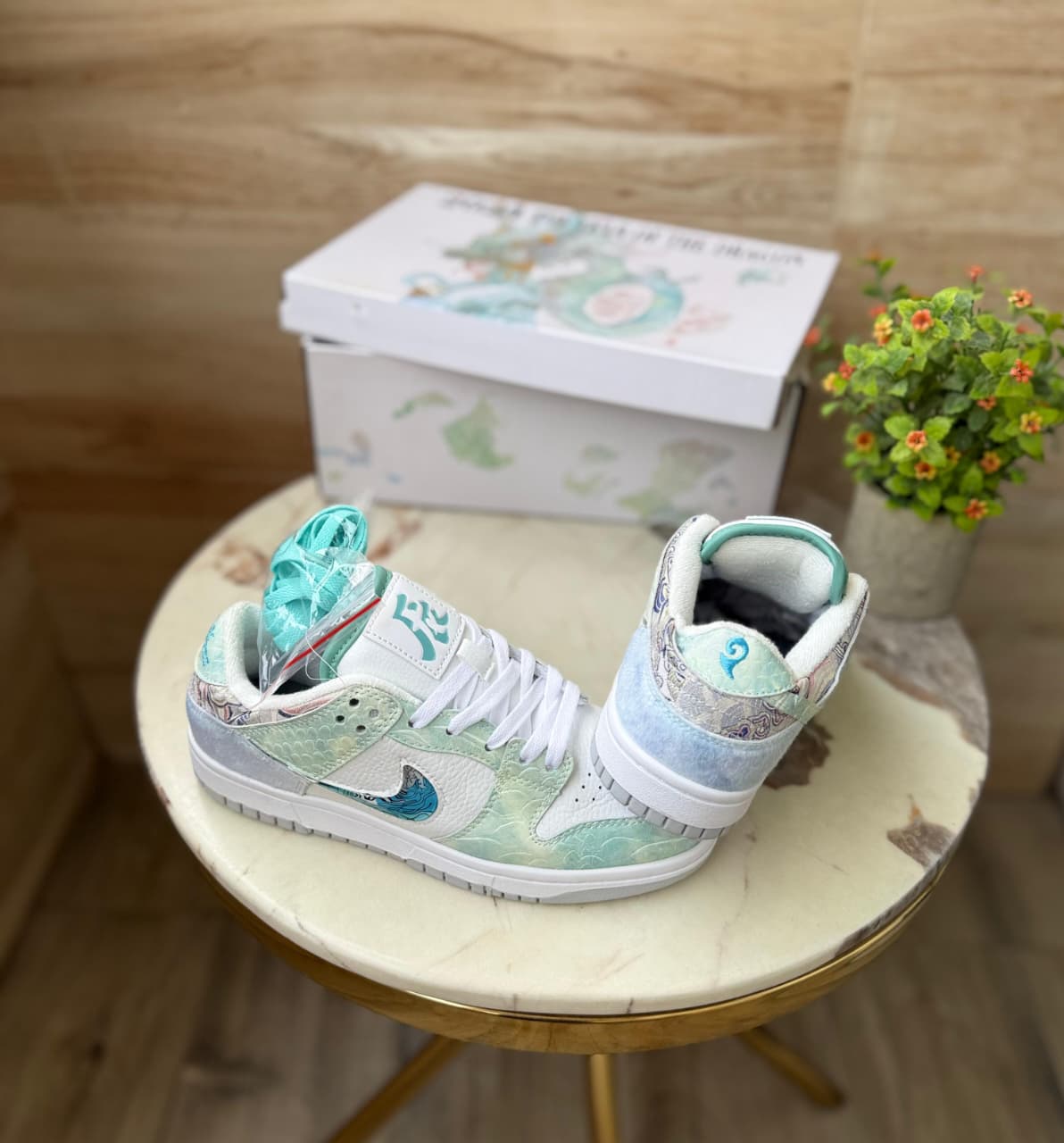 Nike Dunk Low 'White Jade Dragon'
