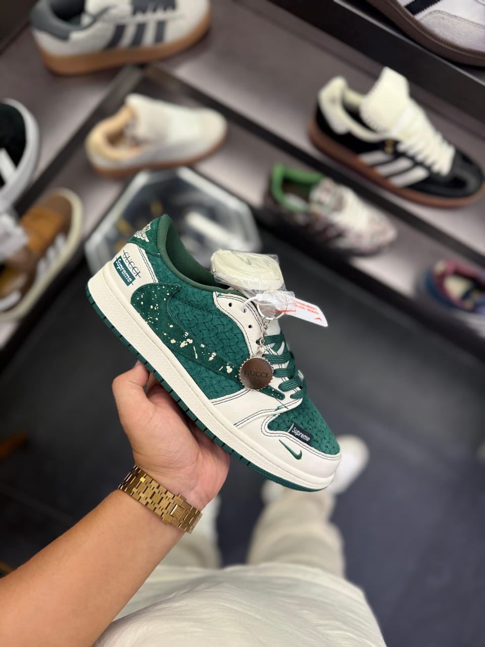 Nike Air Jordan 1 Low OG Supreme Green