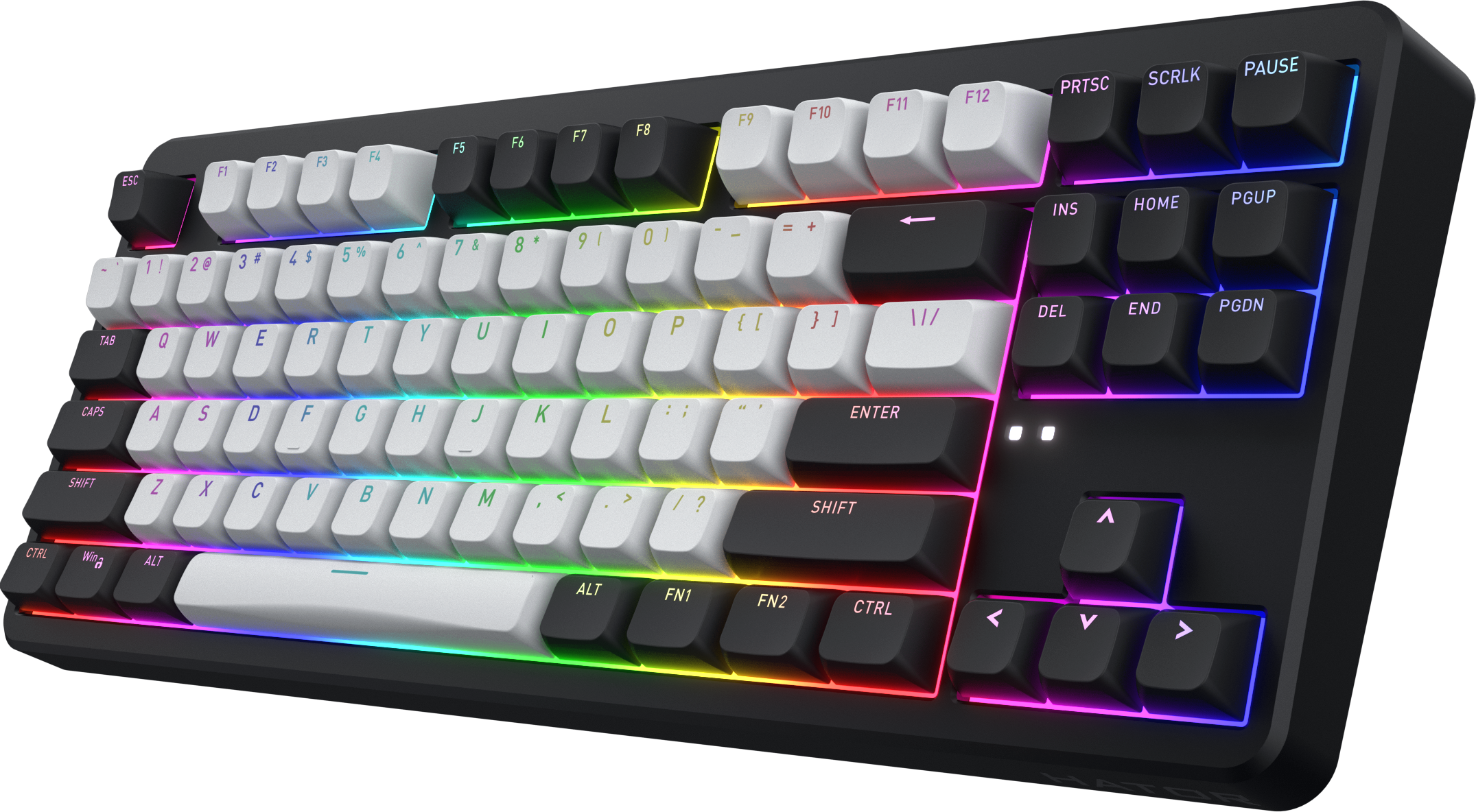 Gamer Sans Fil Mecanique Hator Aurum Linear Hator Rockfall 3 Tkl Rgb Noir