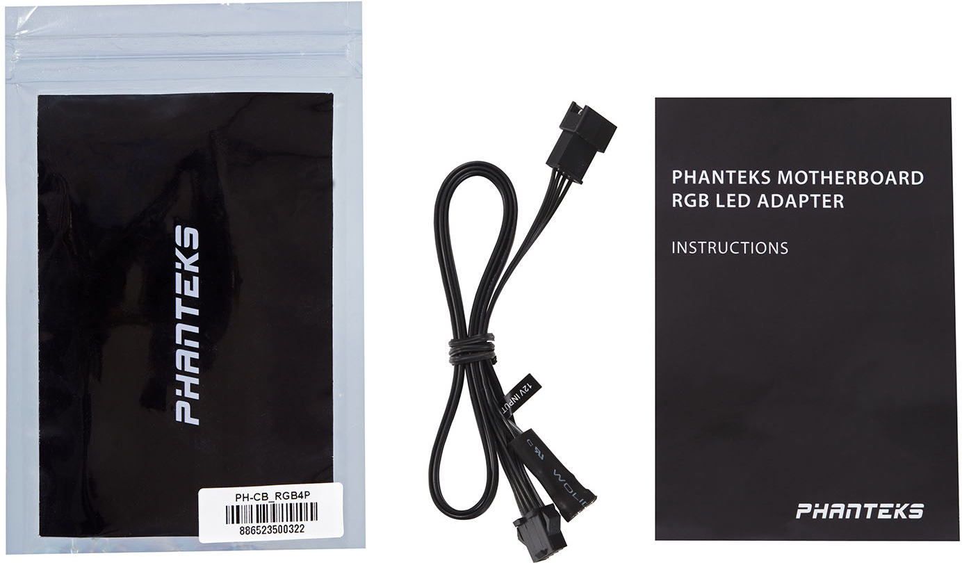 Cable Adaptateur Pour Led Rgb Phanteks Ph Cb Rgb4P 4 Pins 60Cm