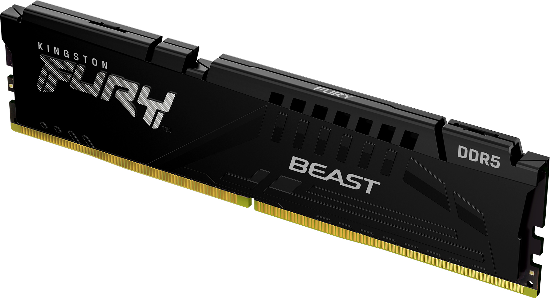 Barrette Memoire 16Go Dimm Ddr5 Kingston Fury Beast 5600Mhz Noir