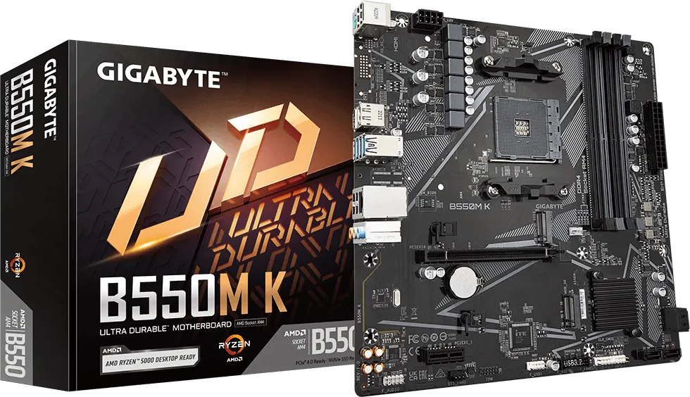 Gigabyte B550M K V10 Am4 Micro Atx