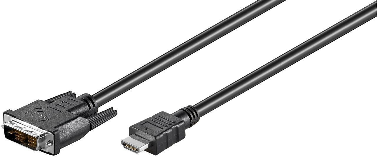 Cable Goobay Dvi D Vers Hdmi 2M Mm Noir