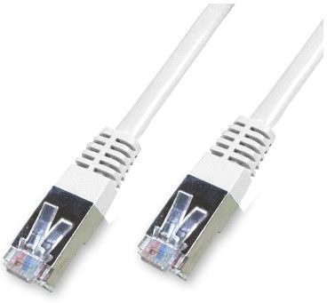 Cablecordon Reseau Rj45 Categorie 6 Ftp Futp Droit 50Cm Gris