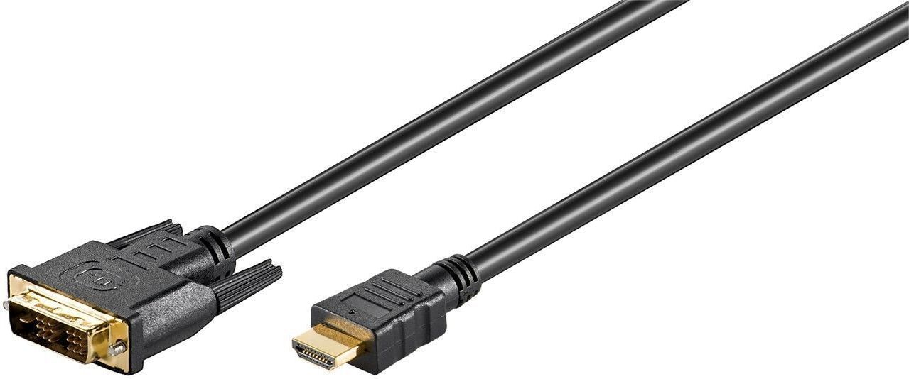 Cable Goobay Dvi D Vers Hdmi 2M Mm Noir