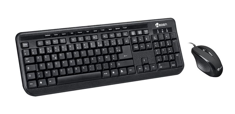 Pack 2En1 Claviersouris Heden Kpc66Usbca
