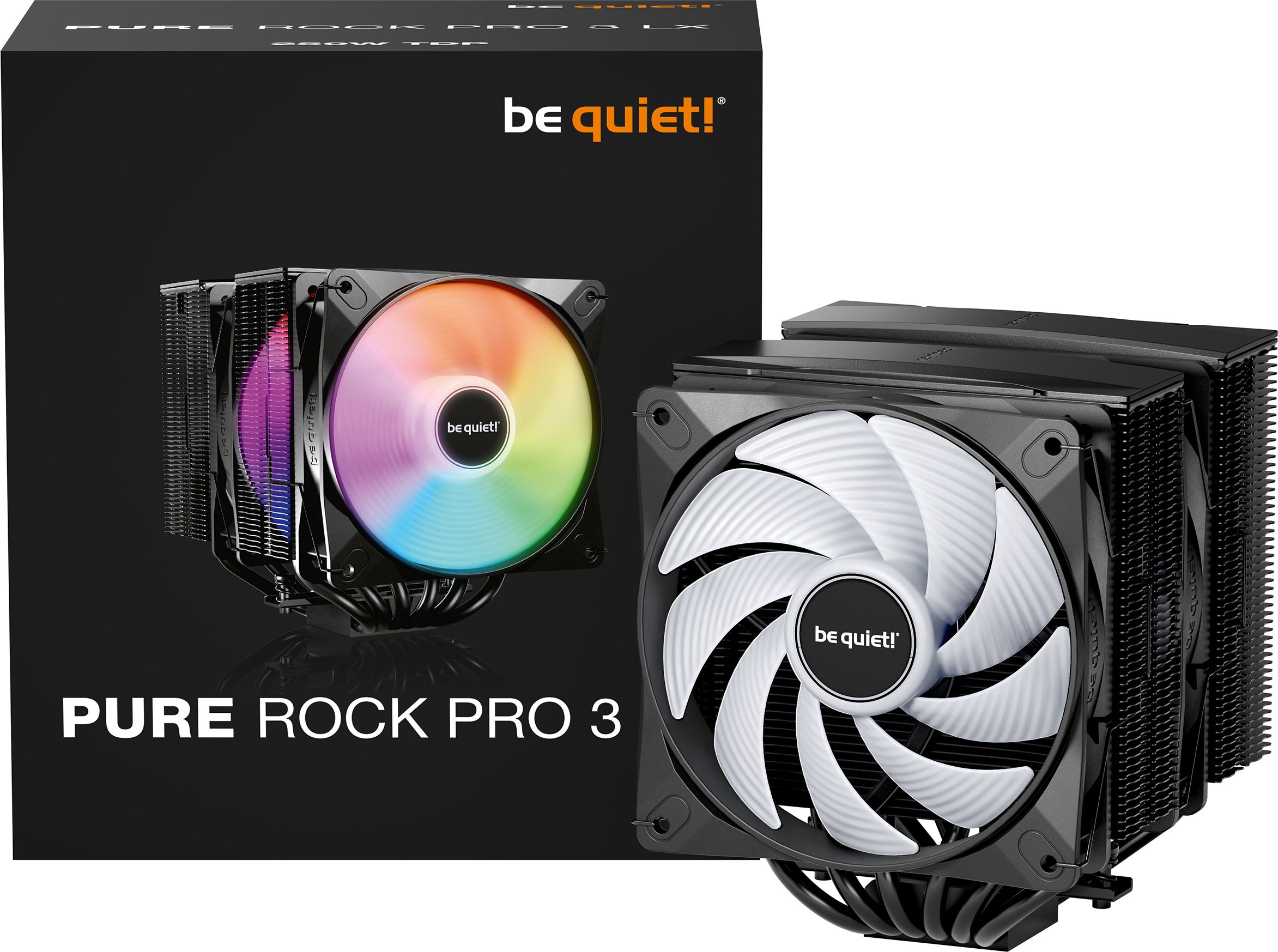 Ventilateur Processeur Be Quiet Pure Rock Pro 3 Lx Rgb Noir