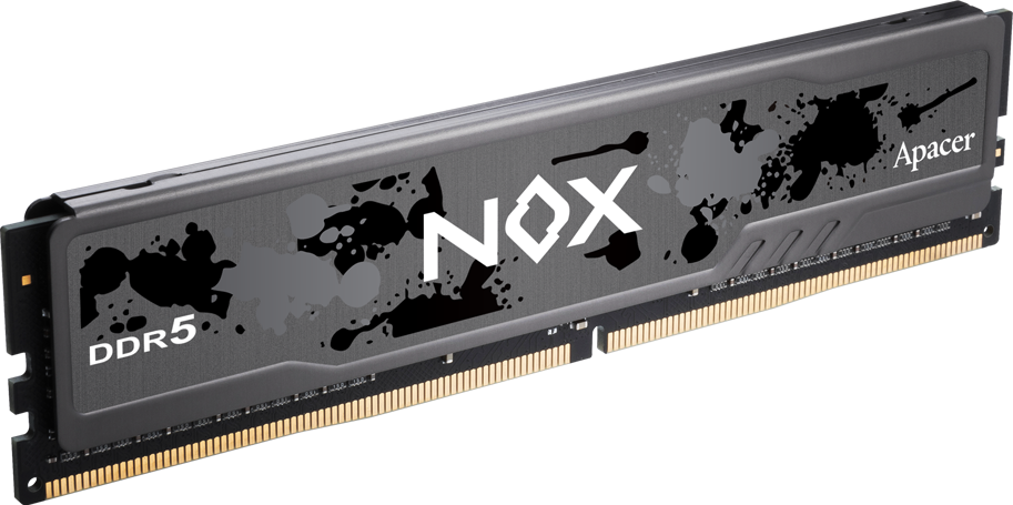 Barrette Memoire 16Go Dimm Ddr5 Apacer Nox 6000Mhz Noir
