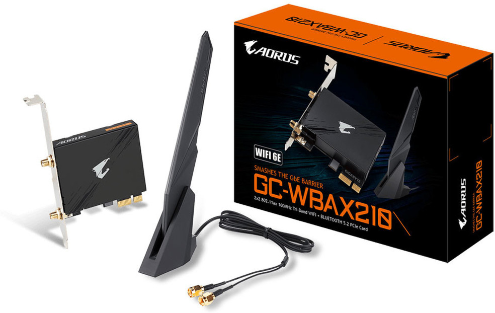 Carte Reseau Pcie Wifibluetooth Gigabyte Gc Wbax210 Ax2000
