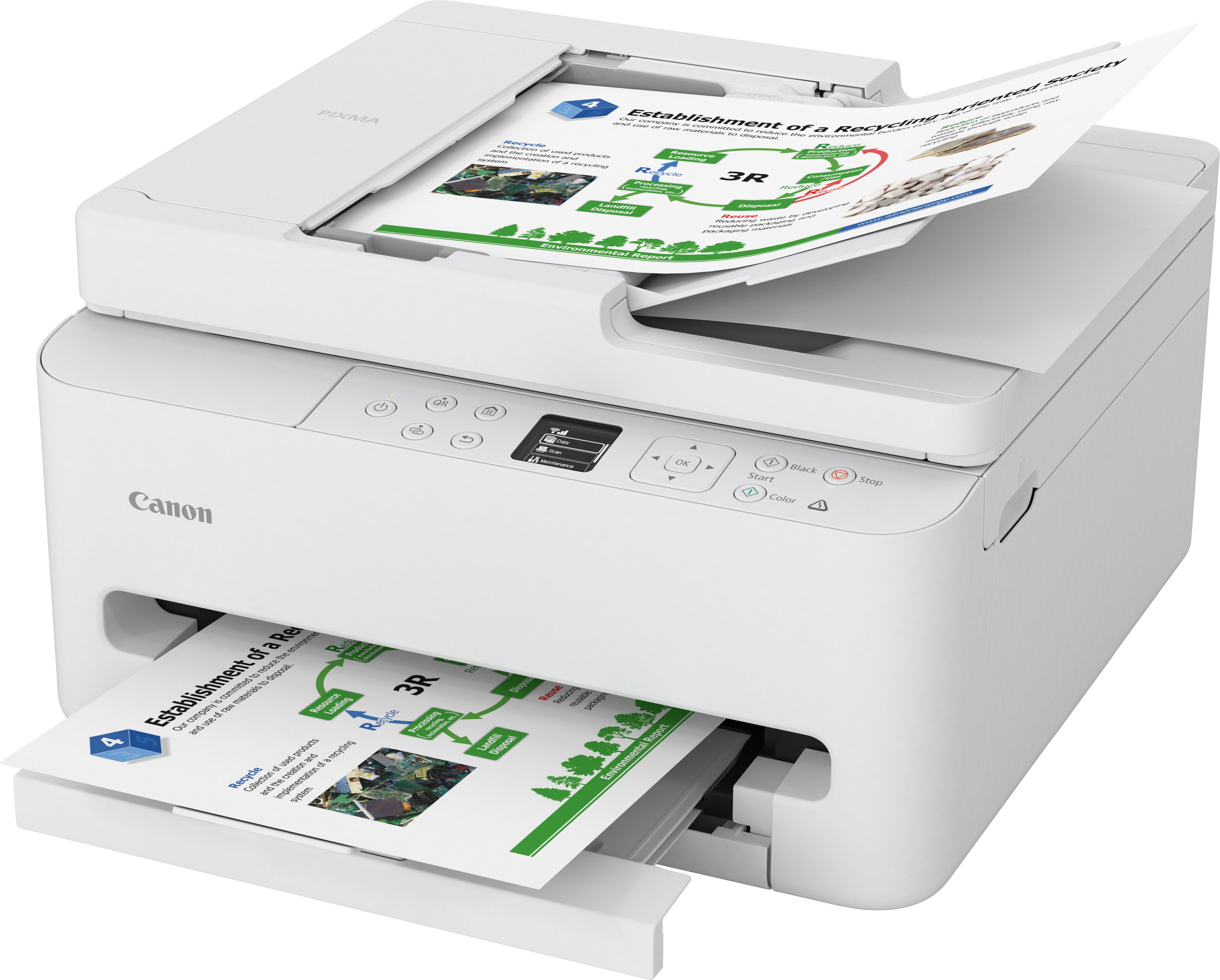 Imprimante Multifonction 3En1 Canon Pixma Ts7550I Blanc