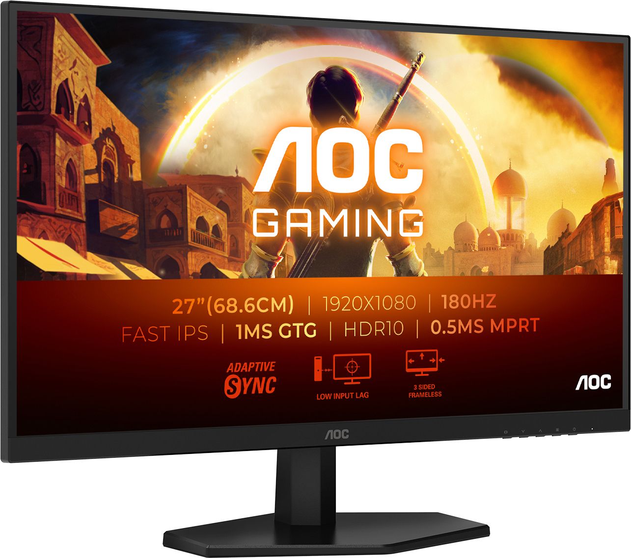 27 Pouces Aoc Gaming G4 27G42E Full Hd 180Hz Noir
