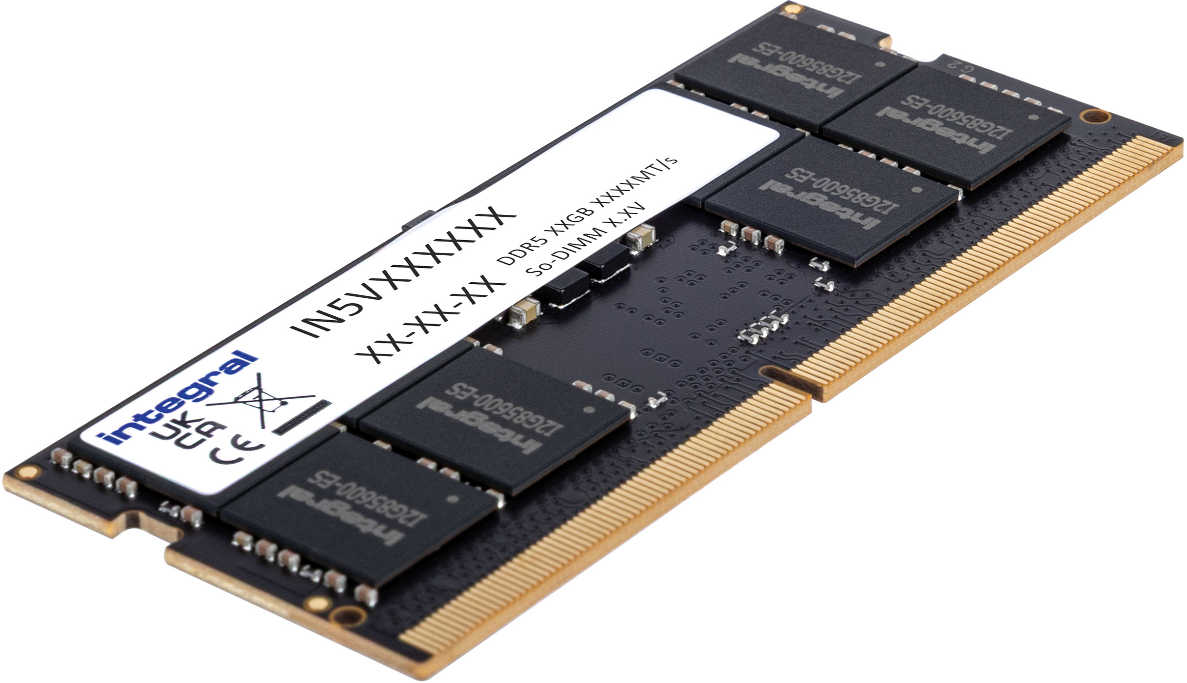Barrette Memoire 8Go Sodimm Ddr5 Integral 4800Mhz Vert