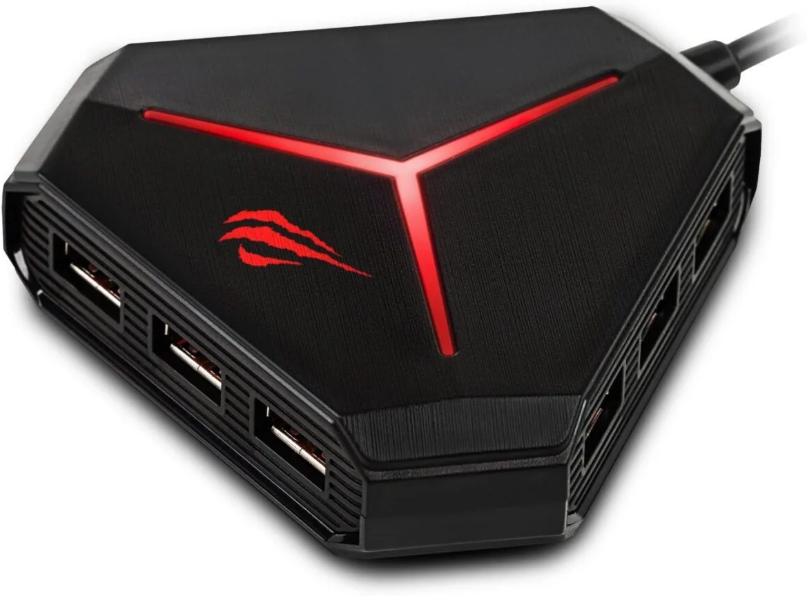 30 Havit H95 6 Ports Sd Jack Noir