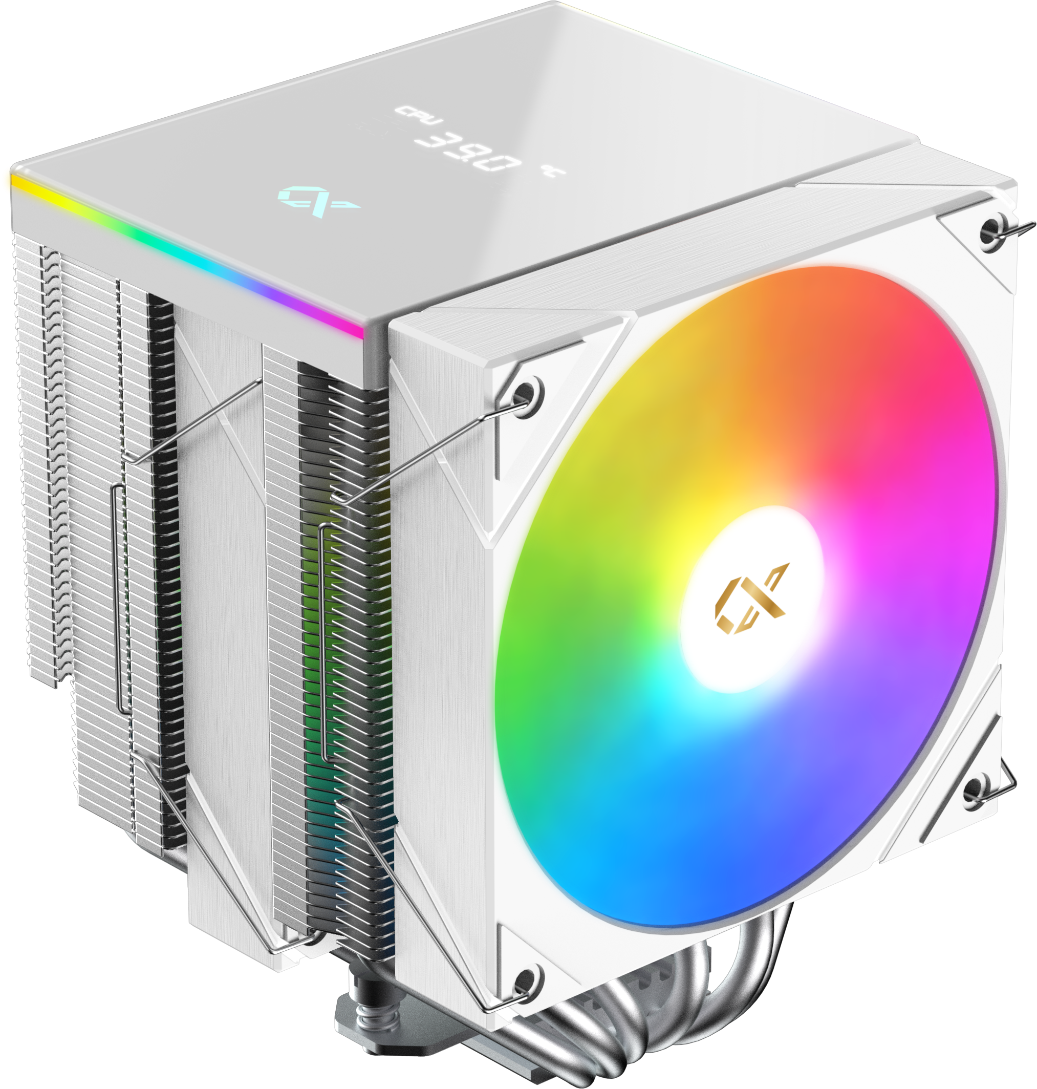 Ventilateur Processeur Xigmatek Air Killer 6 Dual Digital Rgb Blanc