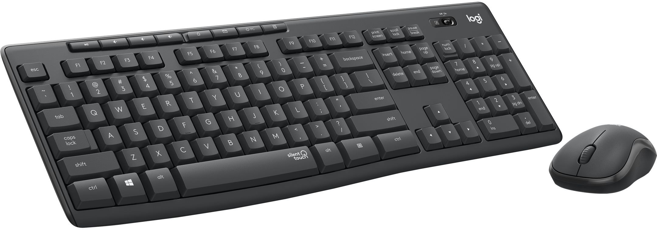 Pack 2En1 Claviersouris Sans Fil Logitech Mk295 Slient Noir