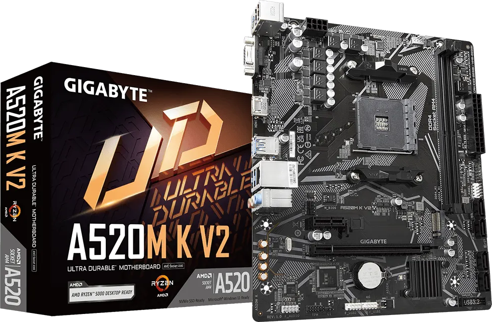 Gigabyte A520M K V2 Am4 Micro Atx