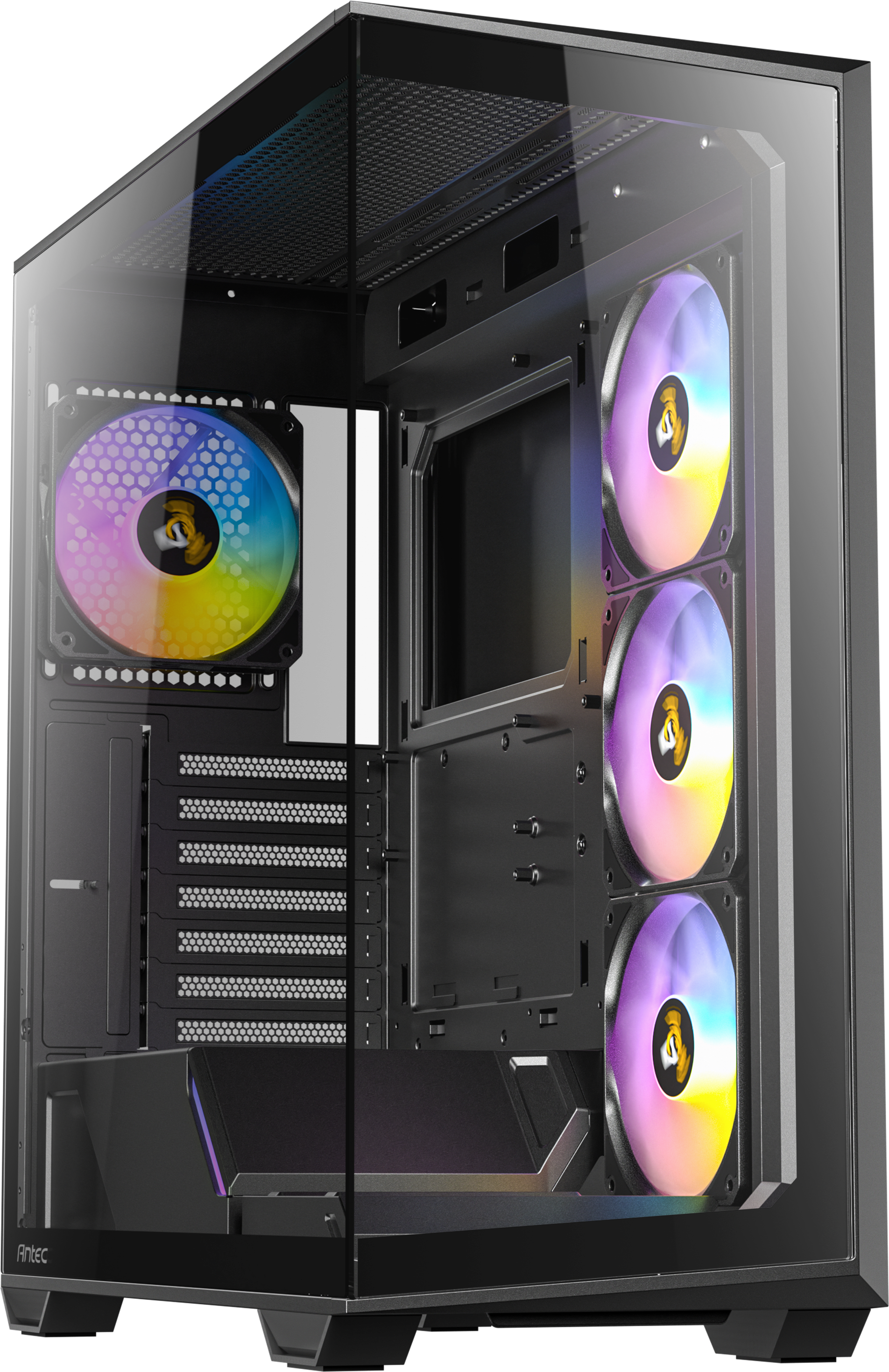 Boitier Moyen Tour Atx Antec Constellation C3 Rgb Avec Panneaux Vitres Noir