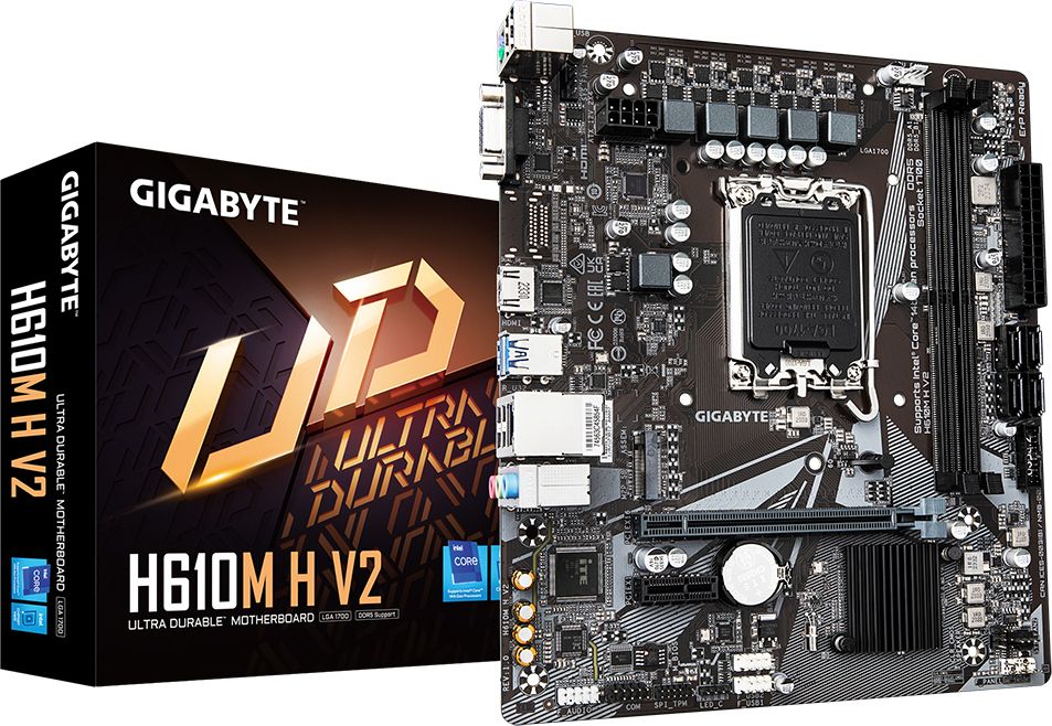 Gigabyte H610M H V2 Ddr5 Intel Lga 1700 Micro Atx