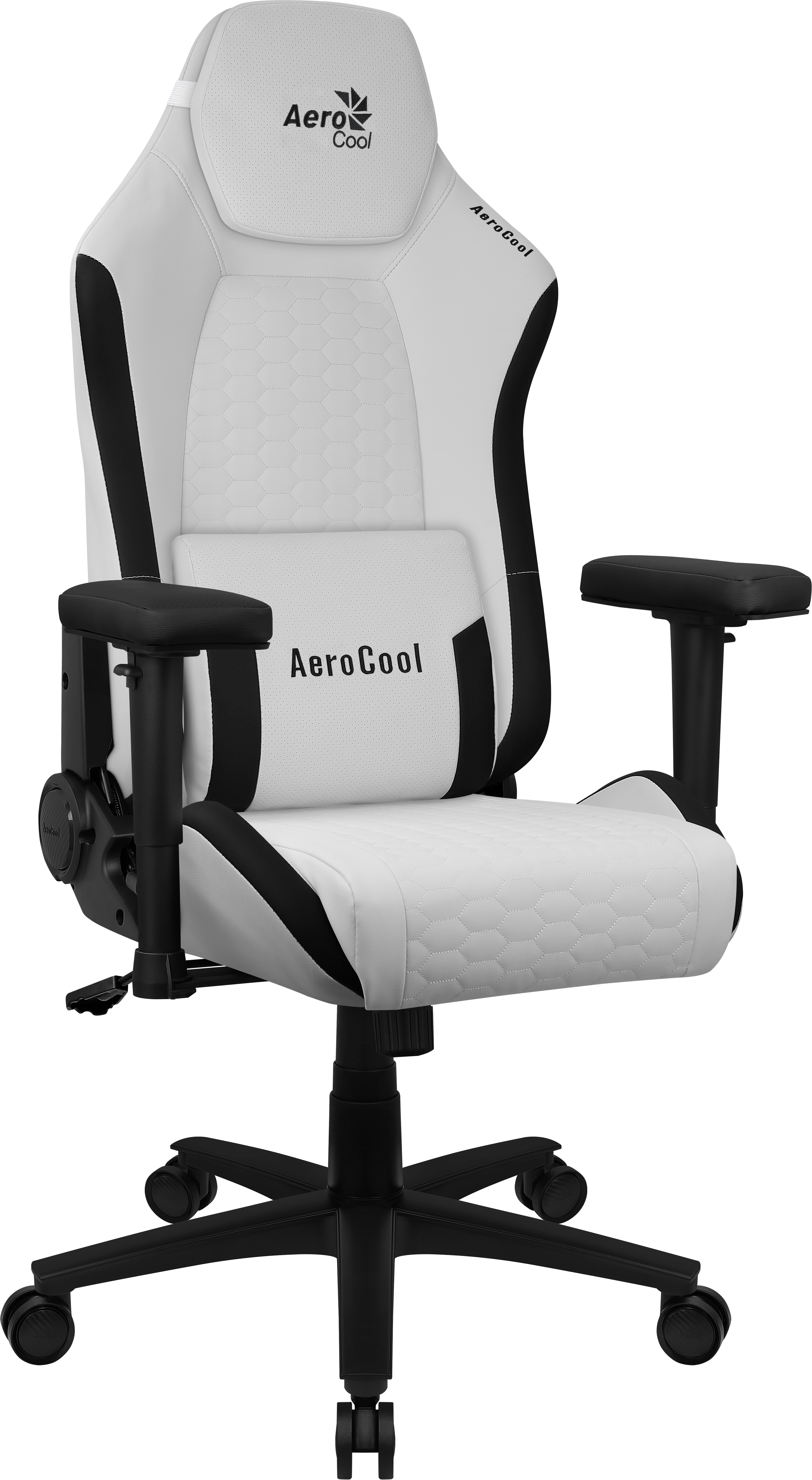 Gamer Aerocool Crown Leatherette Blanc