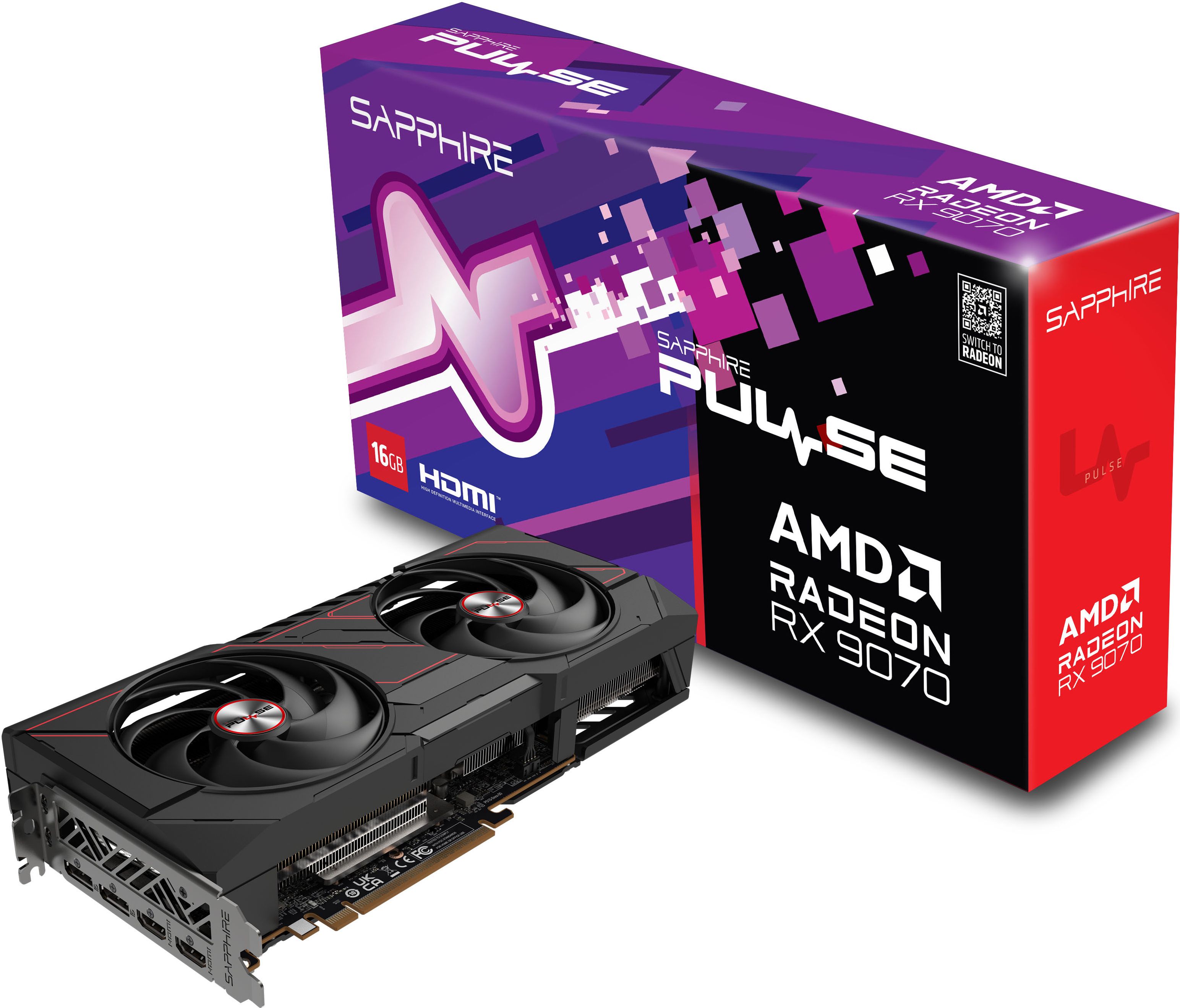 Sapphire Radeon Rx 9070 Pulse Gaming