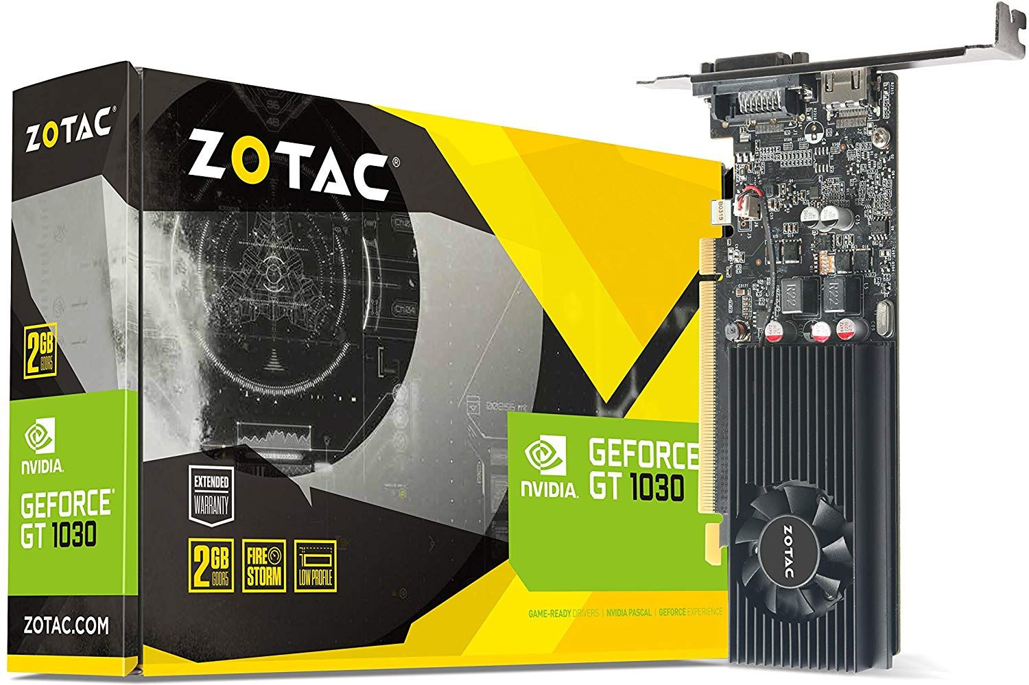 Nvidia Zotac Geforce Gt1030 2Go Low Profile