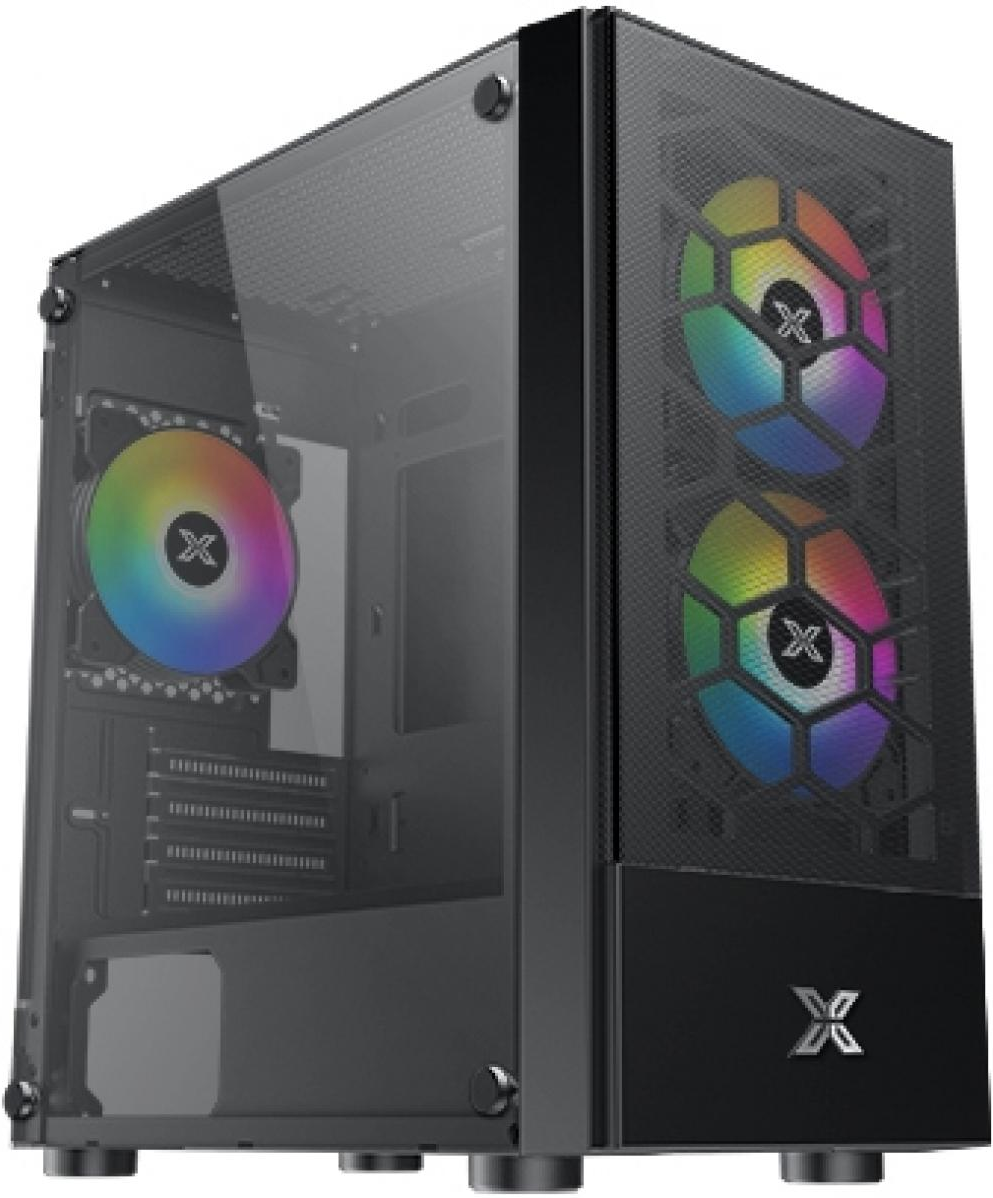 Boitier Mini Tour Micro Atx Xigmatek Oreo Rgb Avec Panneau Vitre Noir