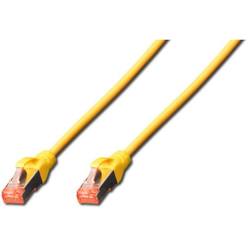 Cablecordon Reseau Rj45 Categorie 6 S Ftp Sftp Droit 1M Jaune