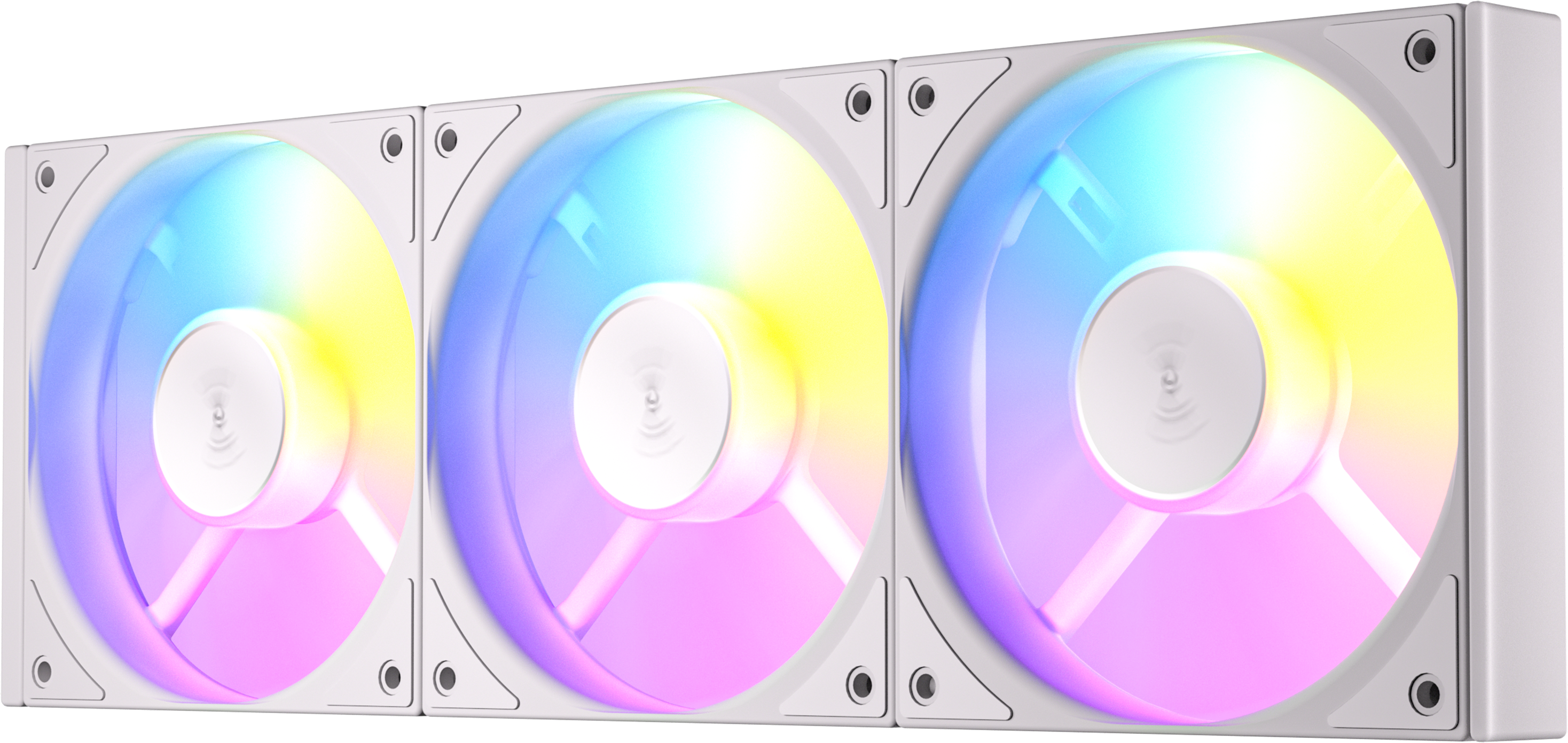 Lot De 3 Ventilateurs De Boitier Antec Connect 12Cm Blanc