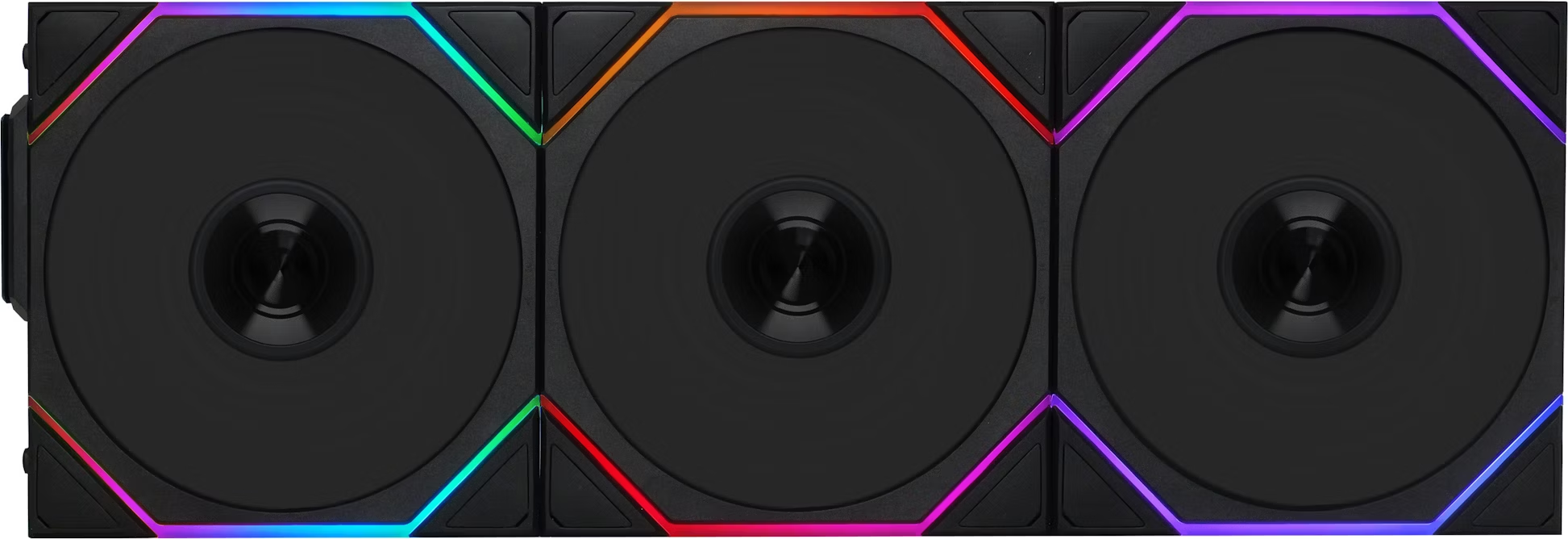 Lot De 3 Ventilateurs De Boitier Lian Li Uni Fan Tl Wireless Rgb 12Cm Noir