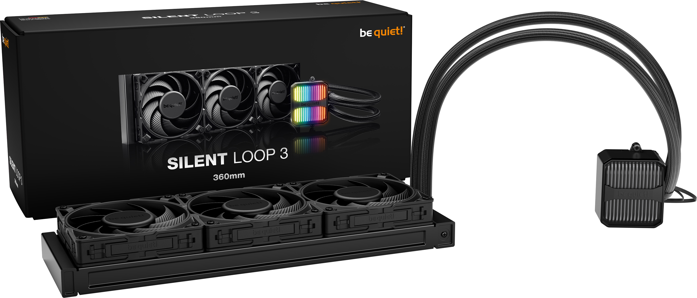 Kit Watercooling Aio Be Quiet Silent Loop 3 Rgb 360Mm Noir