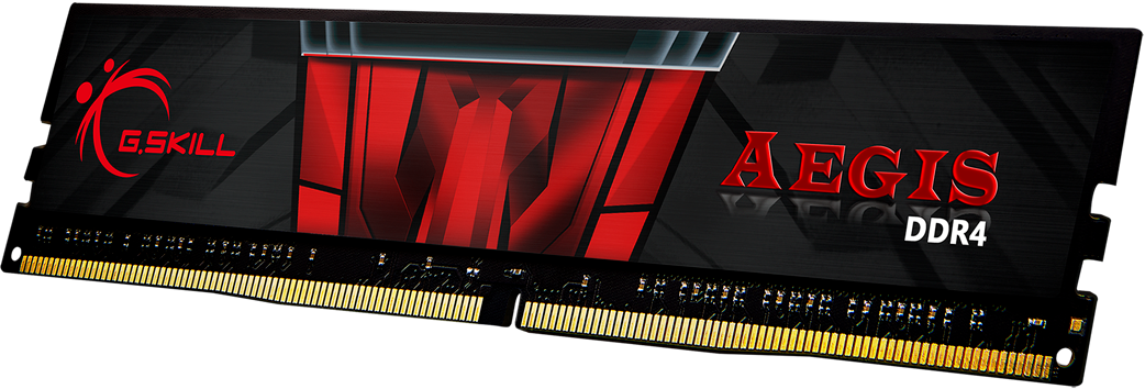 Barrette Memoire 8Go Dimm Ddr4 Gskill Aegis 3200Mhz Noirrouge