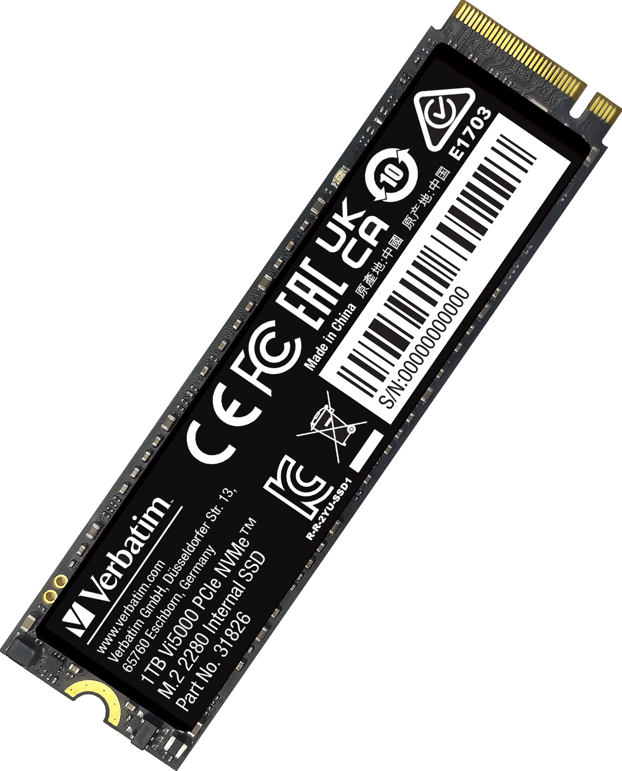 Disque Ssd Verbatim Vi5000 1To Nvme M2 Type 2280
