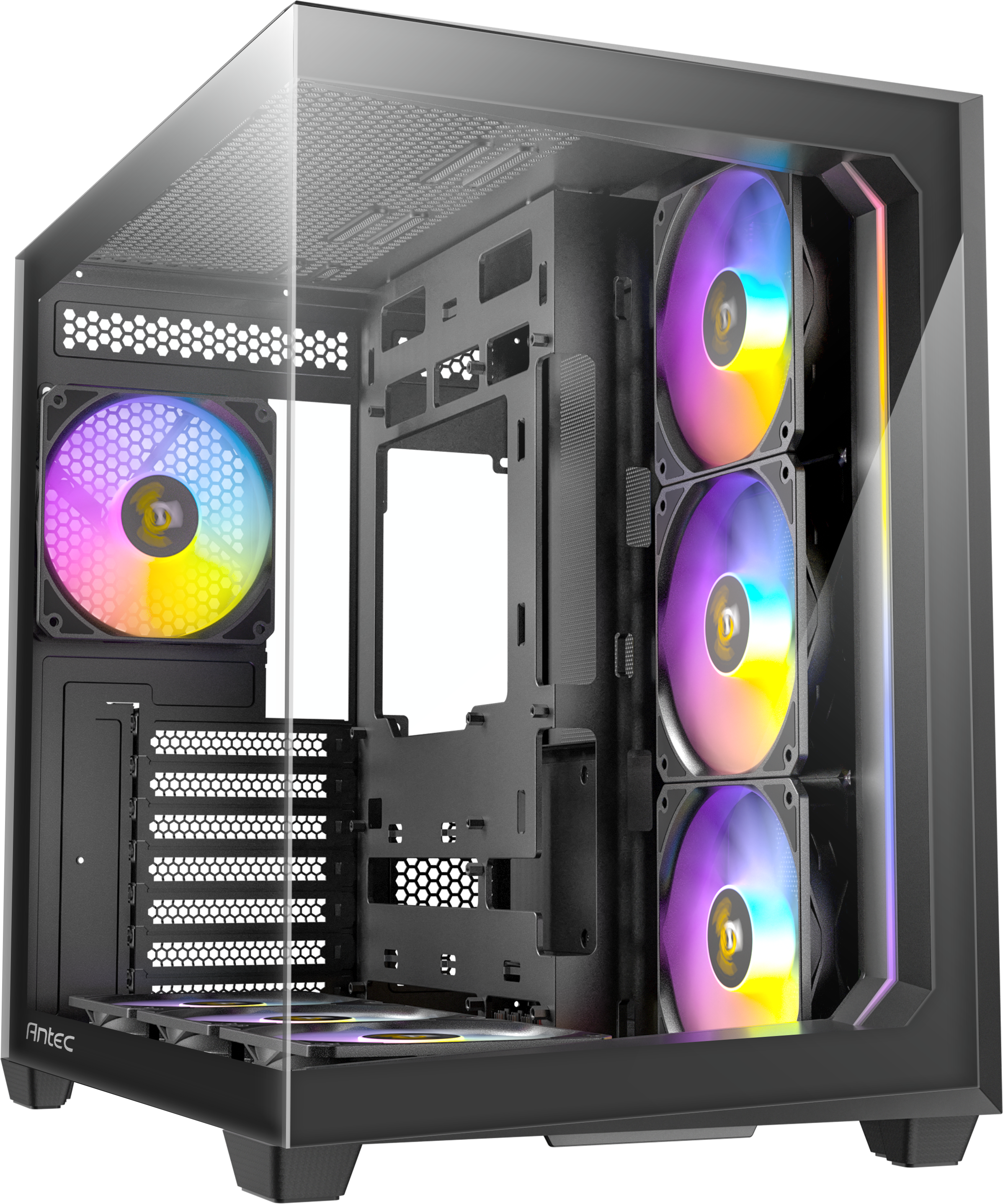 Boitier Moyen Tour Atx Antec Constellation C5 Rgb Avec Panneaux Vitres Noir