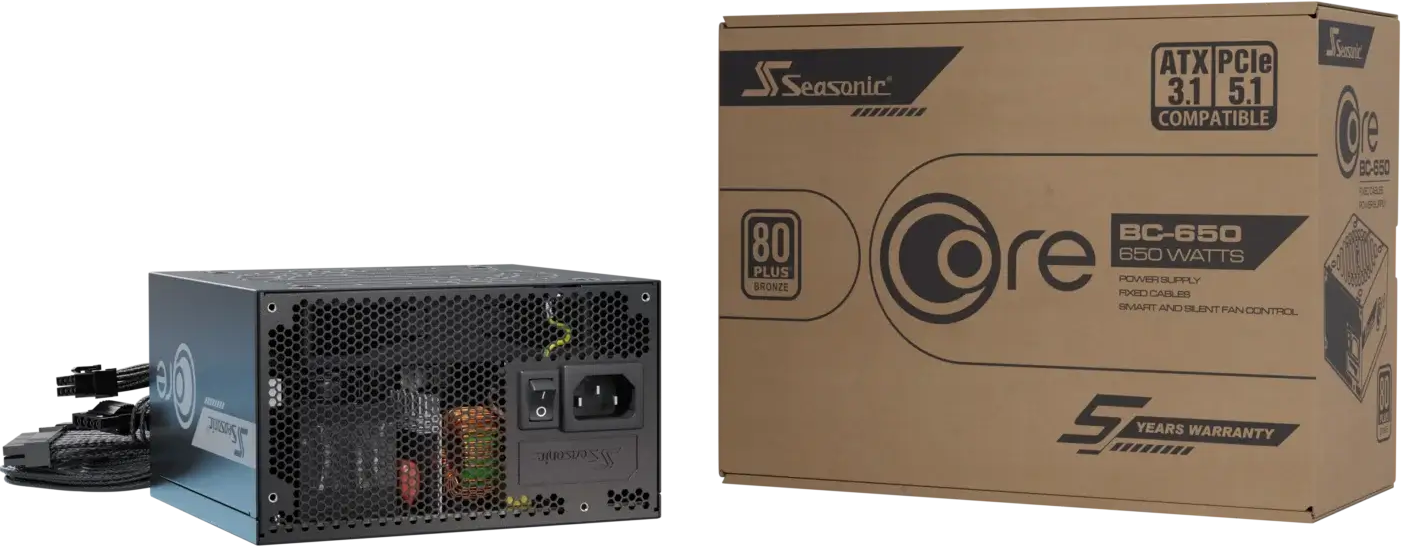 Alimentation Atx Seasonic Core Bc 650W Noir