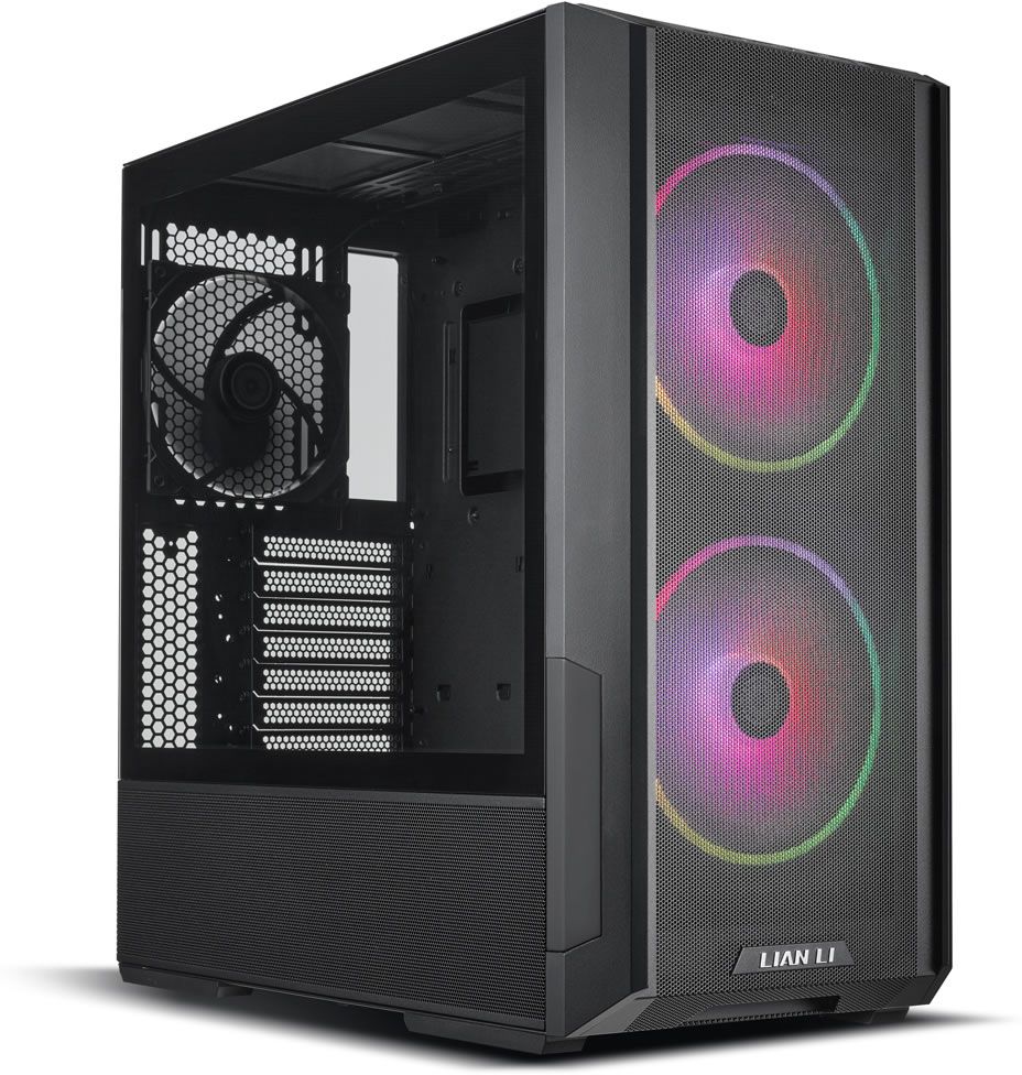 Boitier Moyen Tour E Atx Lian Li Lancool 216 Rgb Avec Panneau Vitre Noir