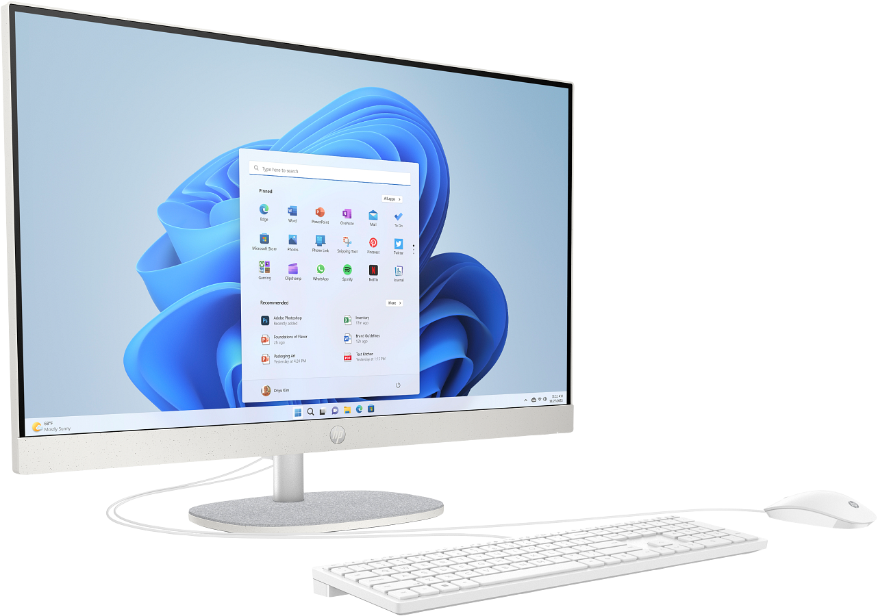 All In One Hp 27 Cr0041Nf 27 Pouces Blanc