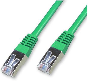 Cablecordon Reseau Rj45 Categorie 6 Ftp Futp Droit 50Cm Vert
