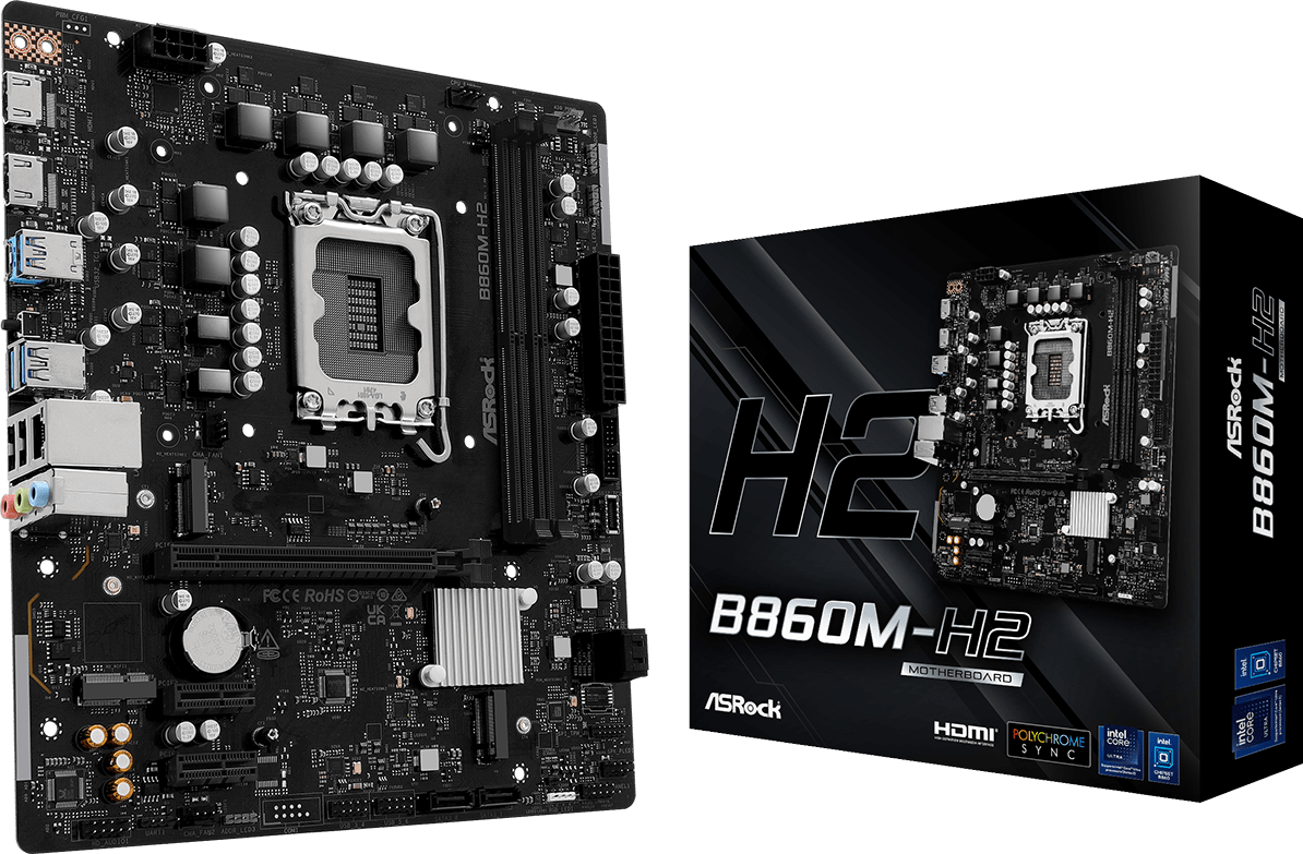 Asrock B860M H2 Intel Lga 1851 Micro Atx