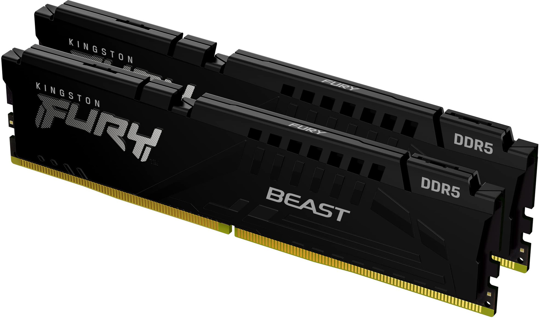 Kit Barrettes Memoire 32Go 2X16Go Dimm Ddr5 Kingston Fury Beast 5600Mhz Noir