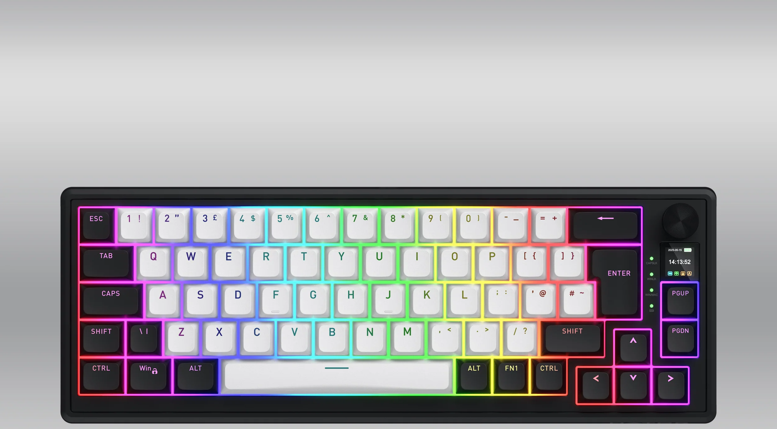 Gamer Sans Fil Magnetique Hator Aurum Linear Hator Skyfall 65 Mag Ultima 8K Tkl Rgb Noir