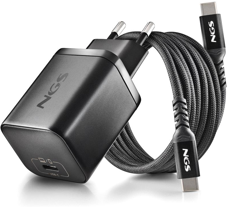 Secteur Ngs Bud 1X Usb C 65W Noir