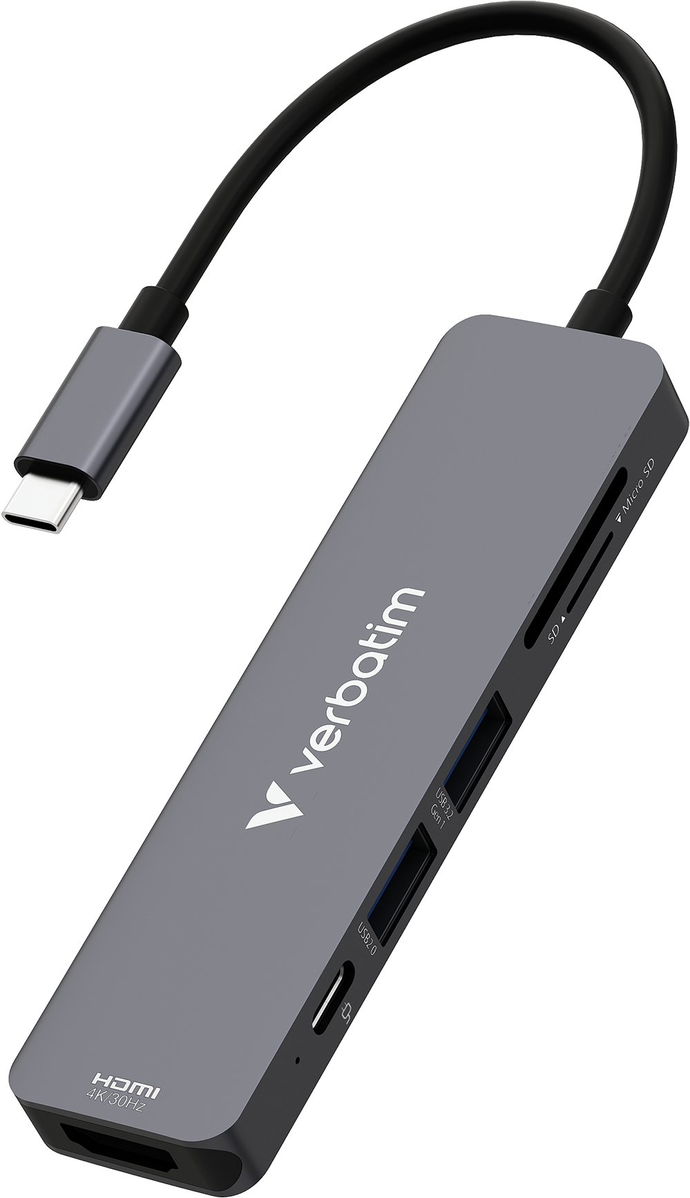 C 32 Verbatim Essentials 6 Ports Gris