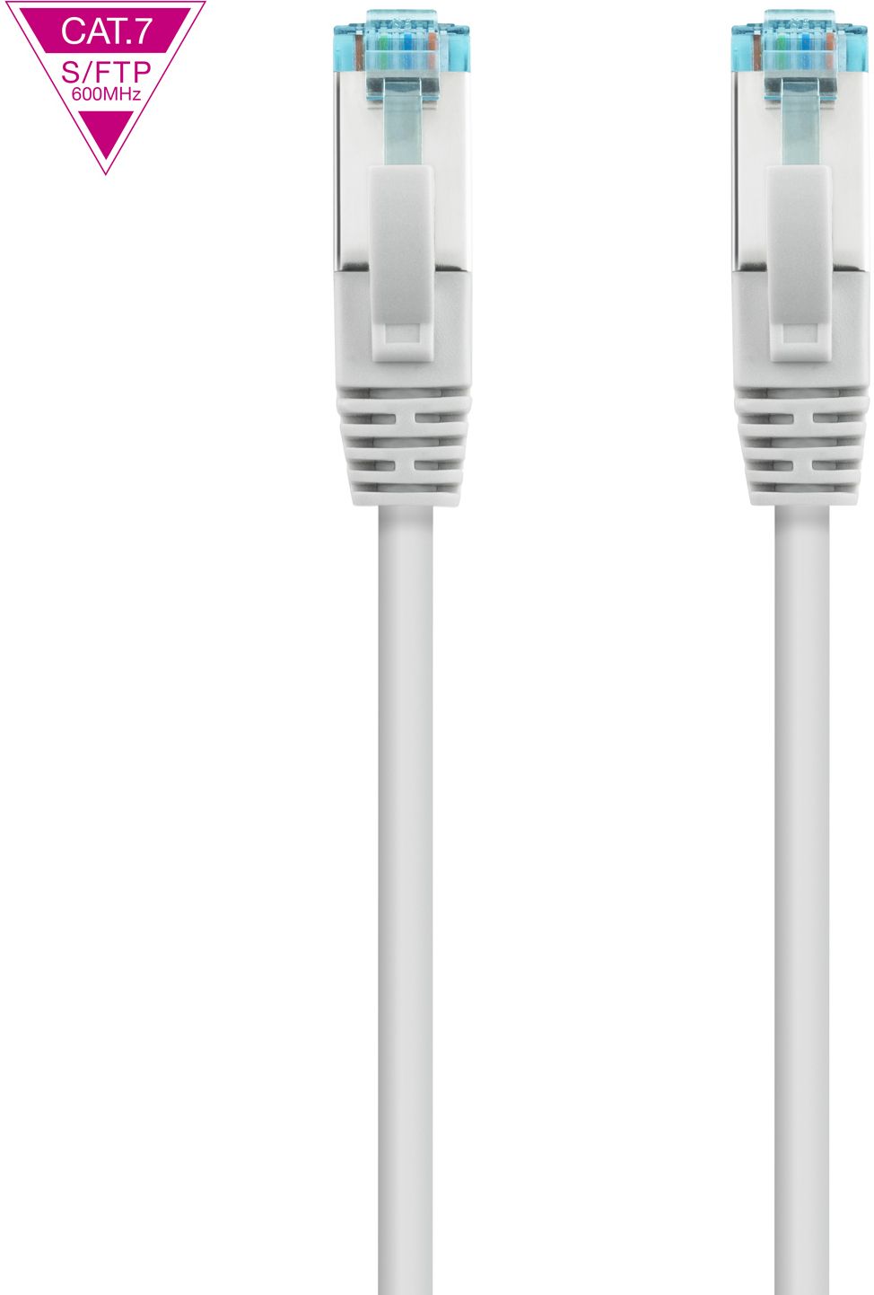 Cablecordon Reseau Rj45 Nanocable Categorie 7 S Ftp Sftp Droit 1M Gris