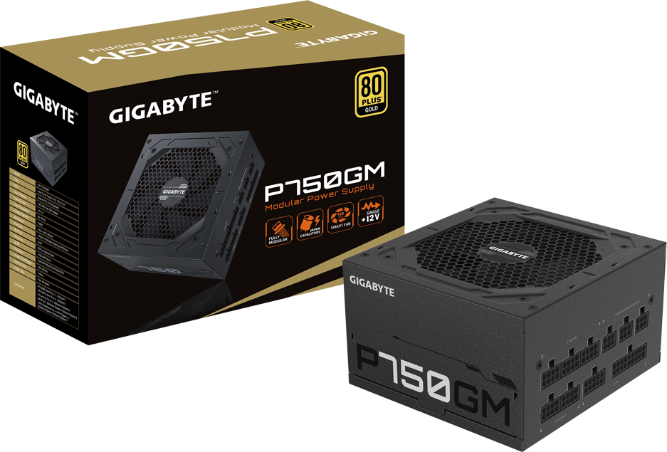 Alimentation Atx Gigabyte P750Gm 750W Noir